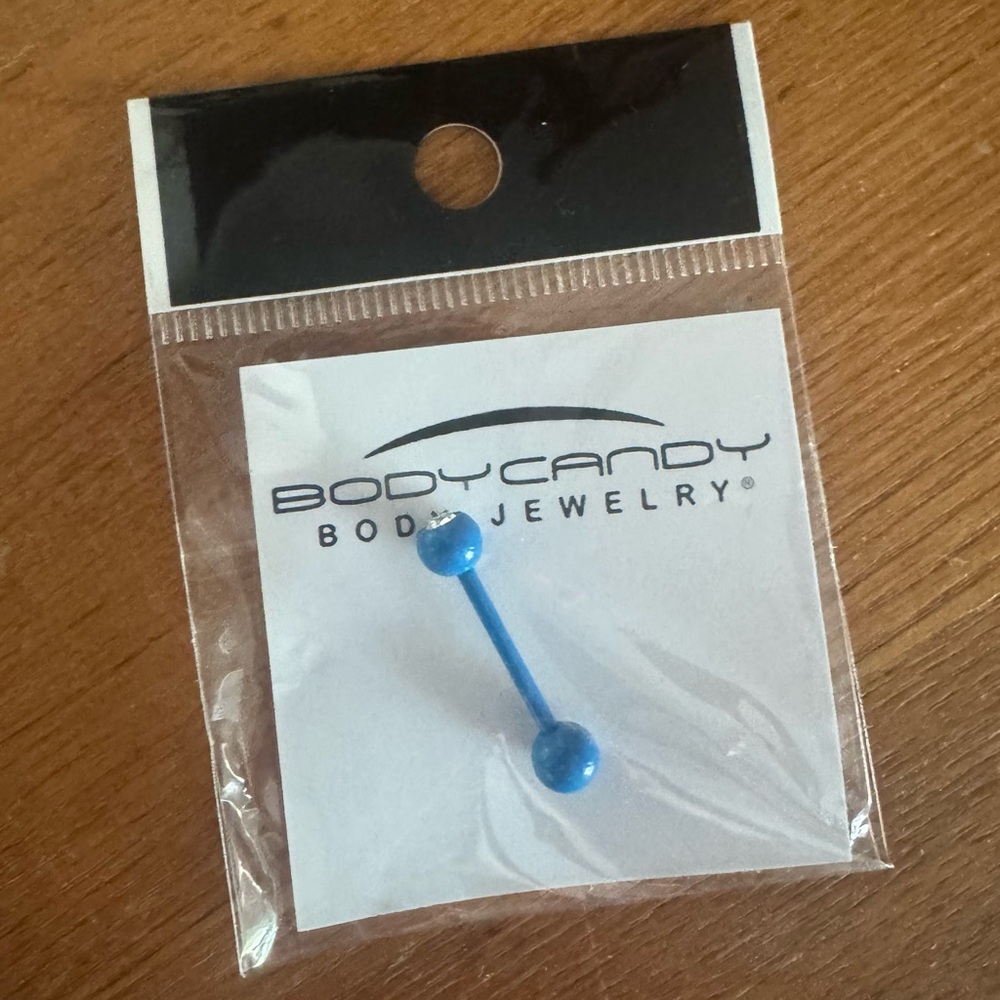 NWT Body Candy 14G 5/8 Tongue Ring - Picture 2 of 5